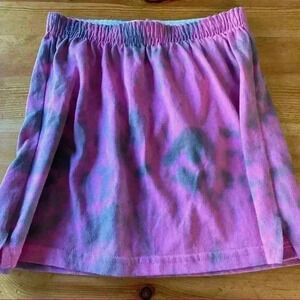 Tie dyed Soffe skirt